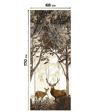 Рулонная штора «Лирикас - 450 - ширина 68 см»