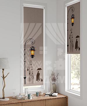 Рулонная штора «Анзара - 302  - ширина 47 см» | фото 2