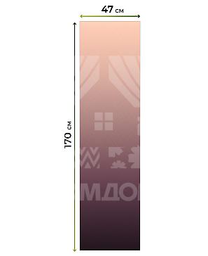 Рулонная штора «Анзара - 367 - ширина 47 см»