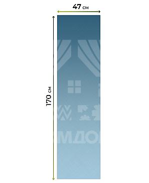 Рулонная штора «Анзара - 370 - ширина 47 см»