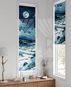 Рулонная штора «Анзара - 436 - ширина 47 см» | фото 2