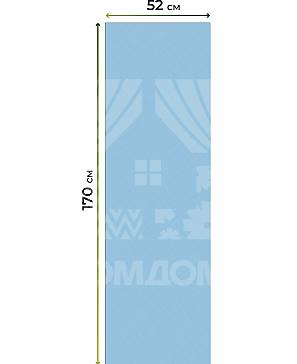 Рулонная штора «Ланетрикс - 332 - ширина 52 см»