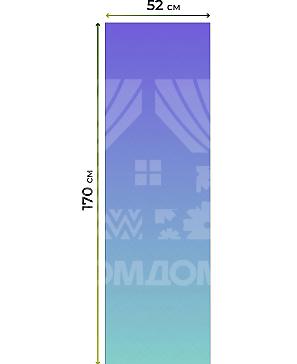 Рулонная штора «Ланетрикс - 359 - ширина 52 см»