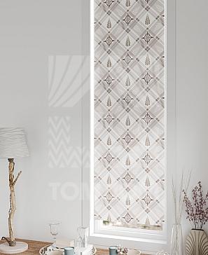 Рулонная штора «Ланетрикс - 402 - ширина 52 см»