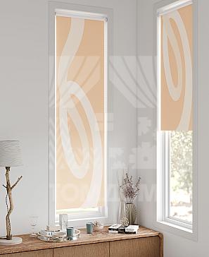 Рулонная штора «Ланетрикс - 428 - ширина 52 см» | фото 2