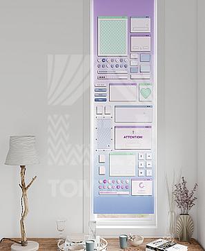 Рулонная штора «Ланетрикс - 431 - ширина 52 см» | фото 3