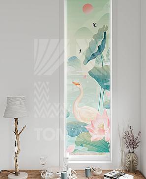 Рулонная штора «Ланетрикс - 432 - ширина 52 см» | фото 3