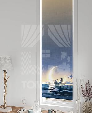 Рулонная штора «Ланетрикс - 433 - ширина 52 см»