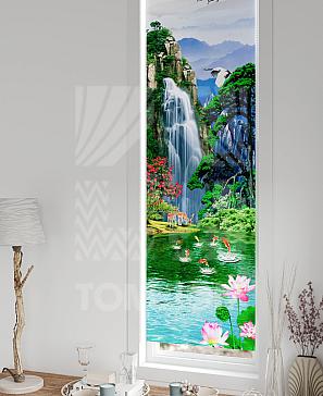 Рулонная штора «Ланетрикс - 440 - ширина 52 см»