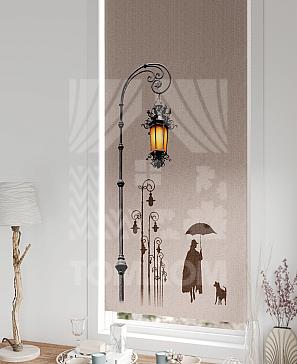 Рулонная штора «Лирстик - 302 - ширина 57 см»