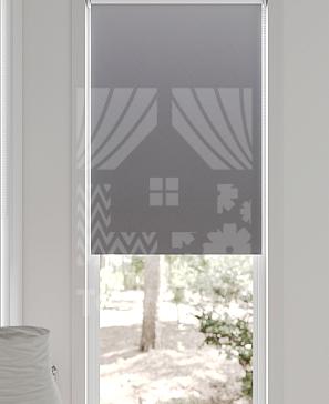 Рулонная штора «Лирстик - 337 - ширина 57 см»