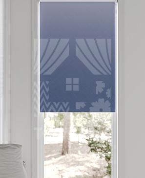 Рулонная штора «Лирстик - 343 - ширина 57 см»