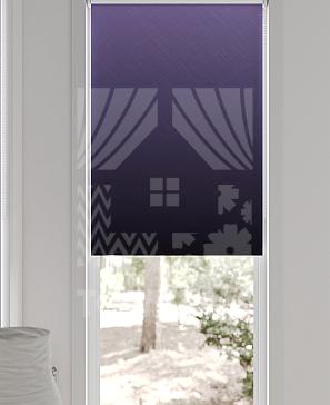 Рулонная штора «Лирстик - 361 - ширина 57 см»