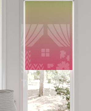 Рулонная штора «Лирстик - 366 - ширина 57 см»