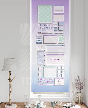 Рулонная штора «Лирстик - 431 - ширина 57 см» | фото 3