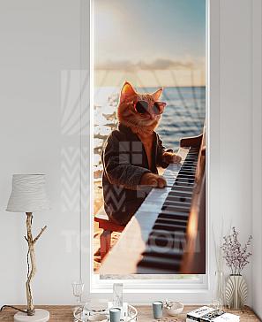 Рулонная штора «Лирстик - 443 - ширина 57 см» | фото 3