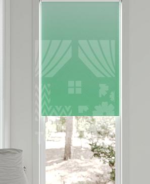 Рулонная штора «Лертонт - 339 - ширина 62 см»