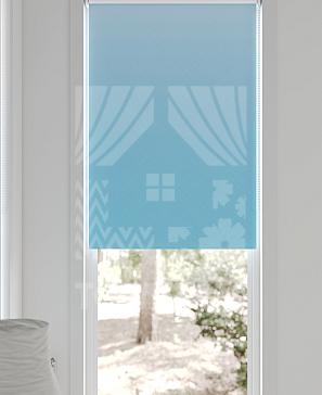 Рулонная штора «Лертонт - 357 - ширина 62 см»