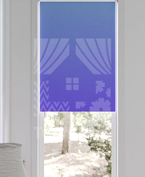 Рулонная штора «Лертонт - 364 - ширина 62 см»