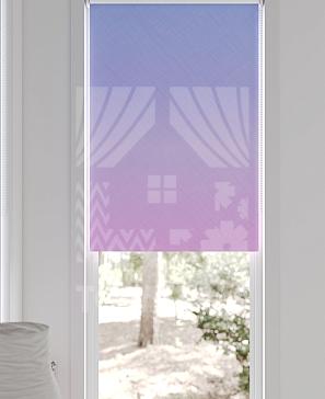 Рулонная штора «Лертонт - 372 - ширина 62 см»