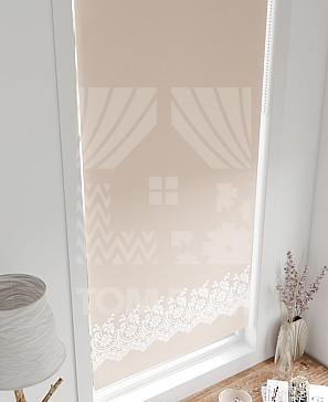 Рулонная штора «Лертонт - 415 - ширина 62 см»