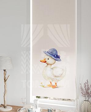 Рулонная штора «Лертонт - 423 - ширина 62 см»