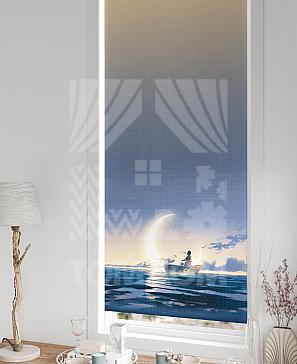 Рулонная штора «Лертонт - 433 - ширина 62 см»