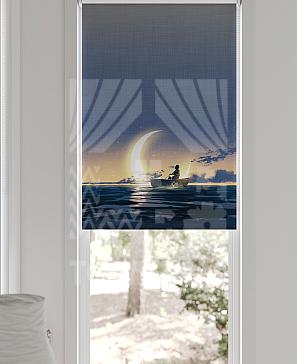 Рулонная штора «Лертонт - 433 - ширина 62 см»