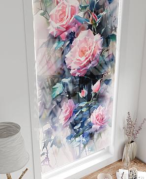 Рулонная штора «Лертонт - 435 - ширина 62 см»