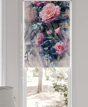 Рулонная штора «Лертонт - 435 - ширина 62 см»