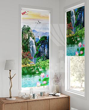 Рулонная штора «Лертонт - 440 - ширина 62 см» | фото 2