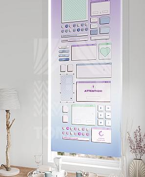 Рулонная штора «Рилварт - 431 - ширина 68 см»