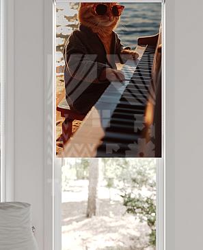 Рулонная штора «Рилварт - 443 - ширина 68 см»