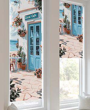 Рулонная штора «Анзара - 451 - ширина 47 см»