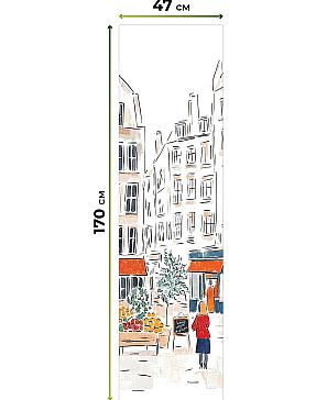 Рулонная штора «Анзара - 452 - ширина 47 см»