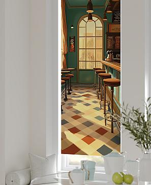 Рулонная штора «Анзара - 454 - ширина 47 см»