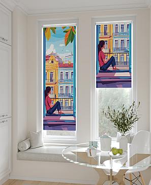 Рулонная штора «Анзара - 466 - ширина 47 см» | фото 2