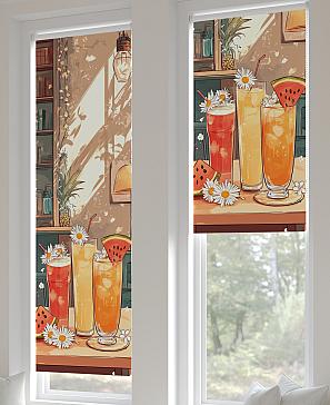 Рулонная штора «Анзара - 468 - ширина 47 см» | фото 3