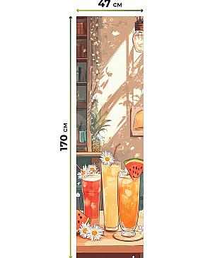 Рулонная штора «Анзара - 468 - ширина 47 см»