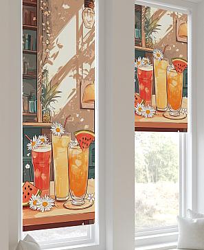 Рулонная штора «Анзара - 468 - ширина 47 см»