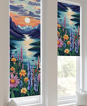 Рулонная штора «Анзара - 473 - ширина 47 см»