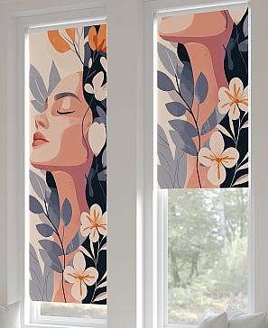 Рулонная штора «Анзара - 476 - ширина 47 см» | фото 3