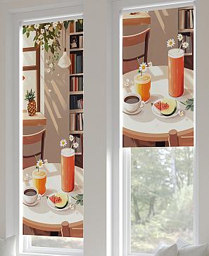 Рулонная штора «Анзара - 480 - ширина 47 см» | фото 3