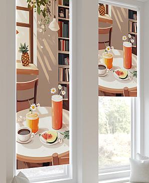 Рулонная штора «Анзара - 480 - ширина 47 см»