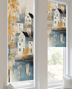 Рулонная штора «Анзара - 481 - ширина 47 см»