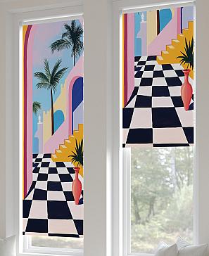 Рулонная штора «Анзара - 482 - ширина 47 см» | фото 3