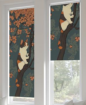 Рулонная штора «Анзара - 485 - ширина 47 см» | фото 3