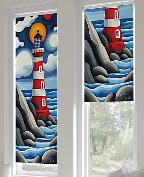 Рулонная штора «Анзара - 495 - ширина 47 см» | фото 3