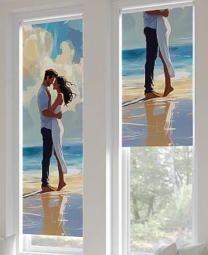 Рулонная штора «Анзара - 498 - ширина 47 см» | фото 3