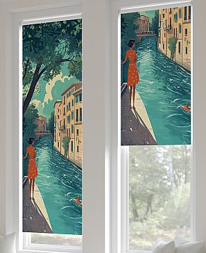 Рулонная штора «Анзара - 516 - ширина 47 см» | фото 3